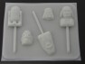 207Sp Star Wonders Faces and Bite Size Pieces Chocolate or Hard Candy Mold